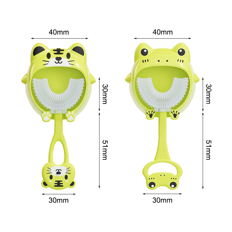 Cepillo de dientes para niños forma U