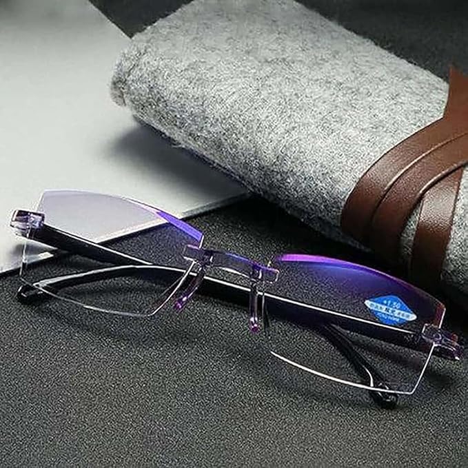 Pack gafas antirayos azules multifocales con funda